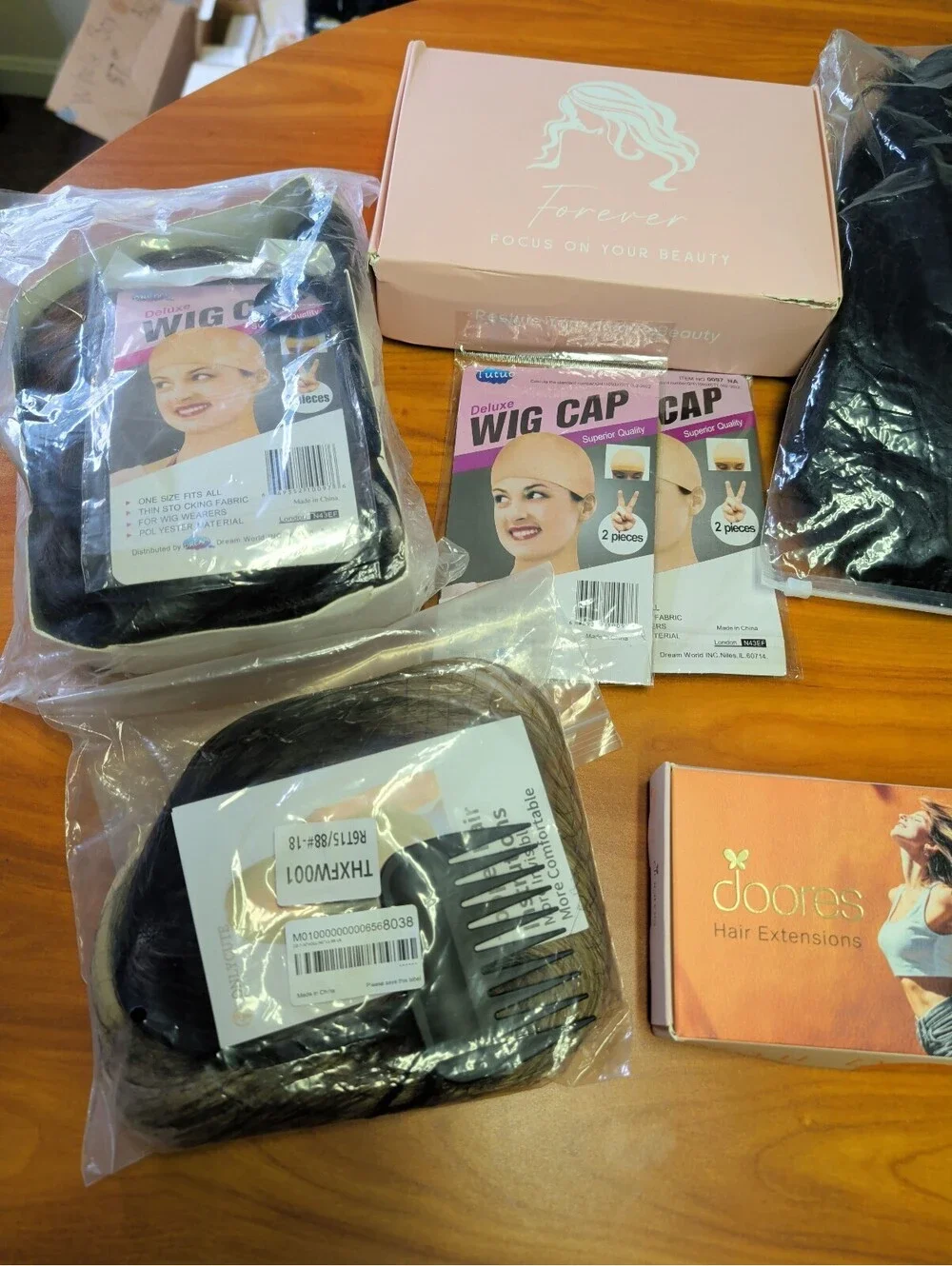 Lot of 11 Synthetic Wigs Assorted Lengths and Colors Hair Stylists Salon